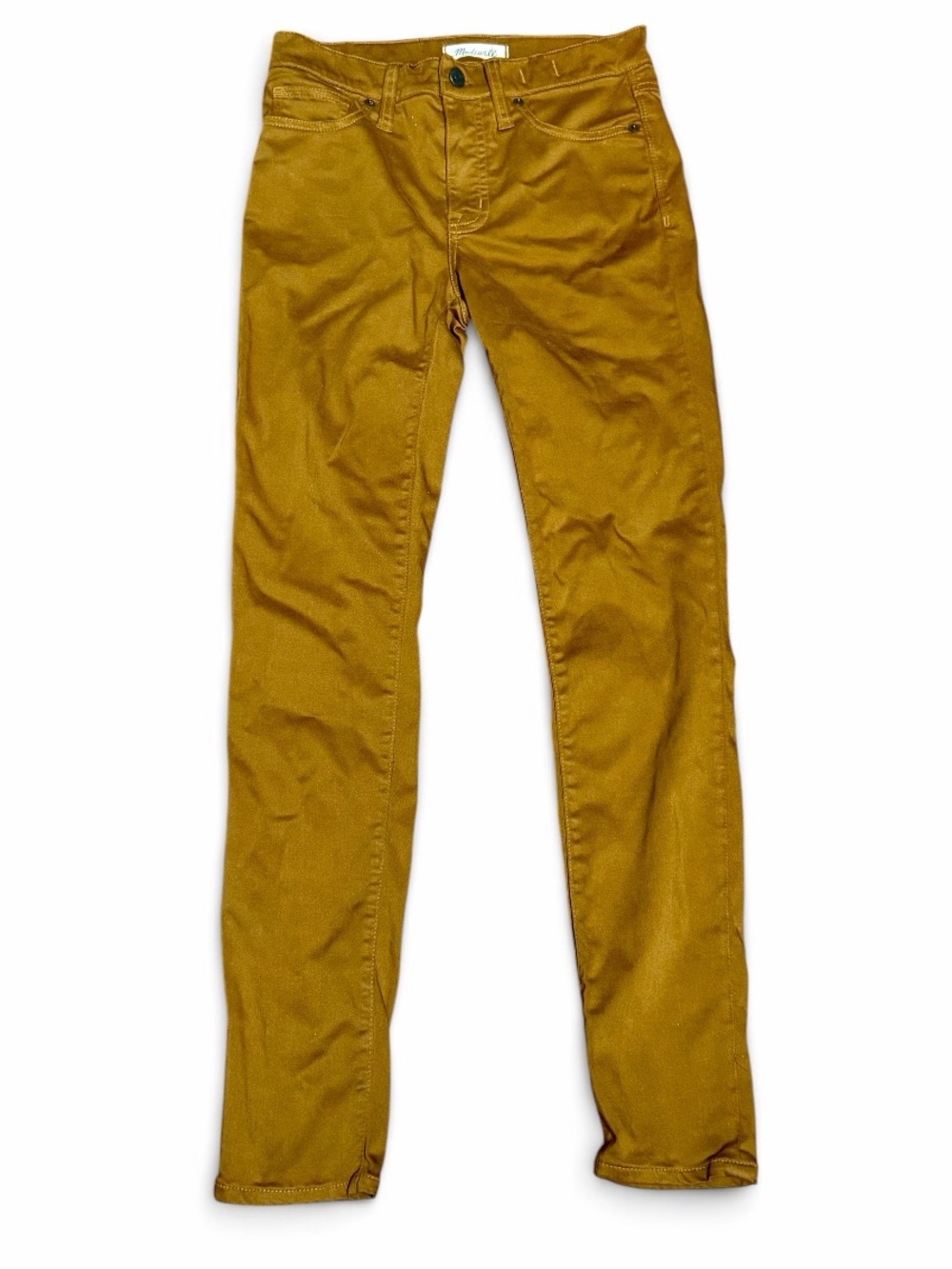 Madewell Highrise 9” Sz 25 Skinny Pants in Camel Color